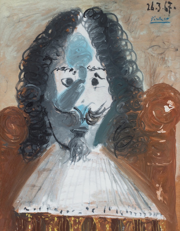 Mousquetaire. Tête | 《火槍手頭像》 by Pablo Picasso