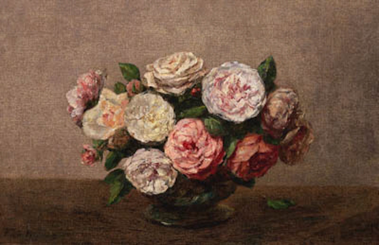 Bol de roses by Henri Fantin-Latour
