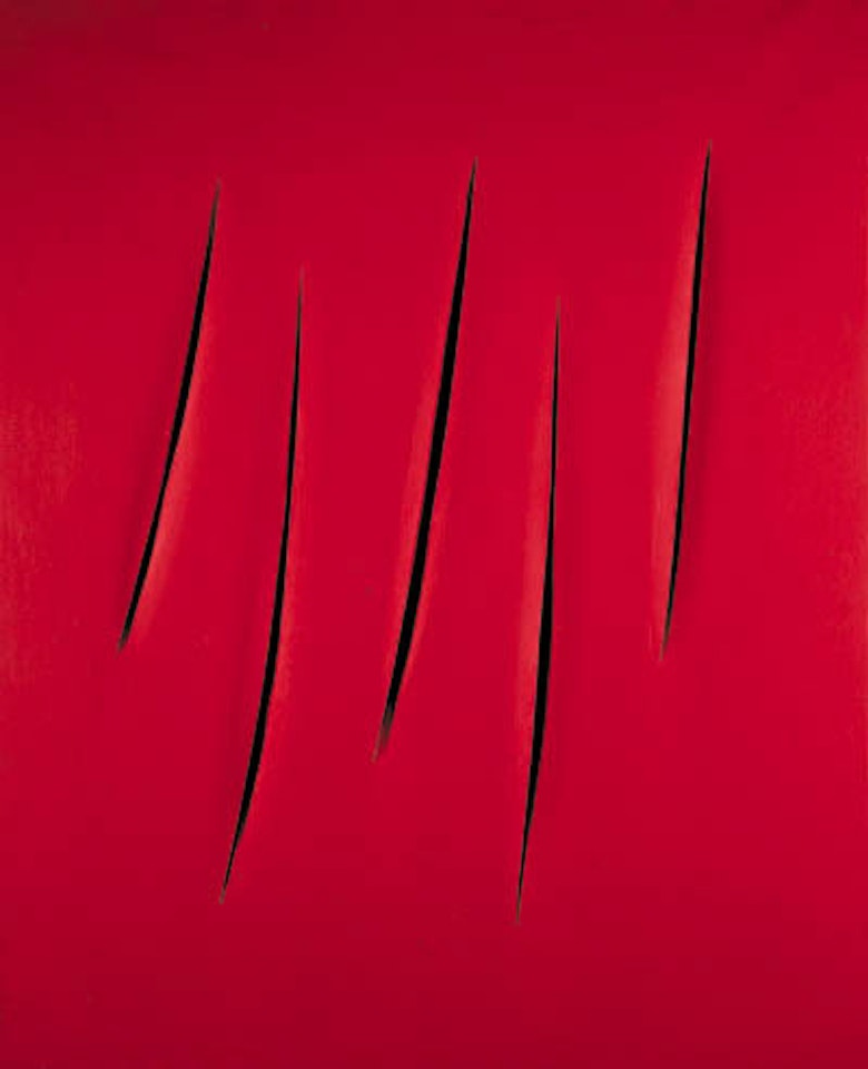 Concetto spaziale, attese by Lucio Fontana