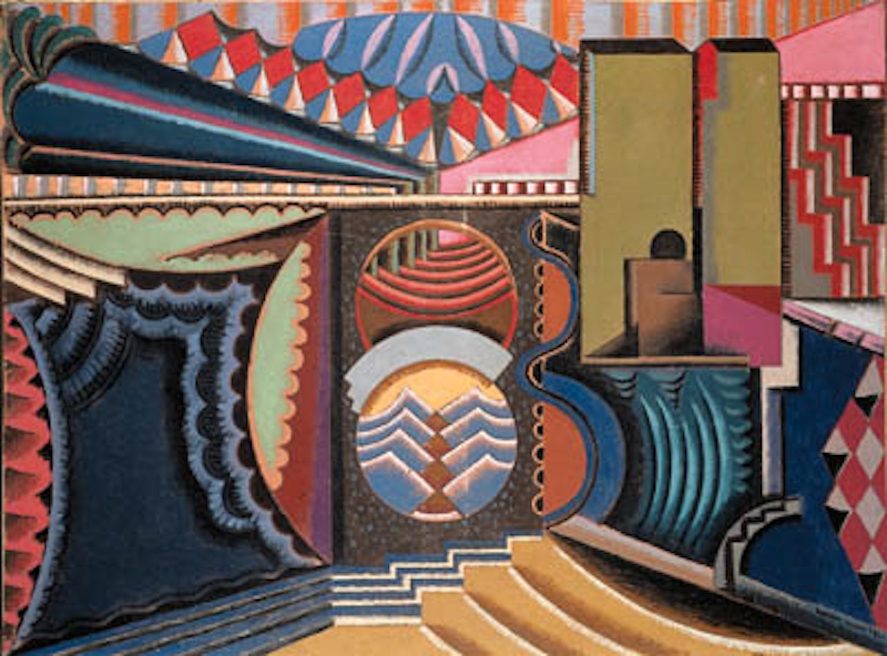 Paysage a Ceret by Auguste Herbin