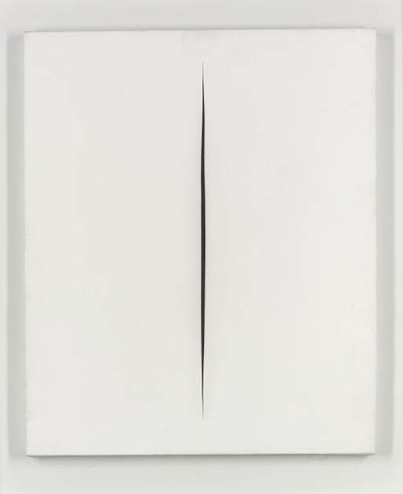 Concetto spaziale, Attesa by Lucio Fontana