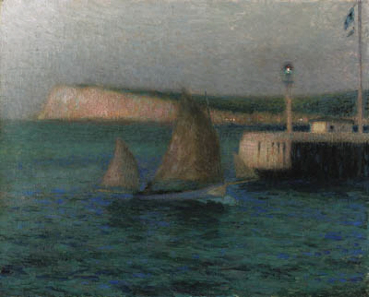 La jetee, le Treport by Henri Le Sidaner