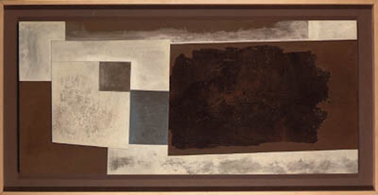 1965 - Greek Island by Ben Nicholson, O.M.