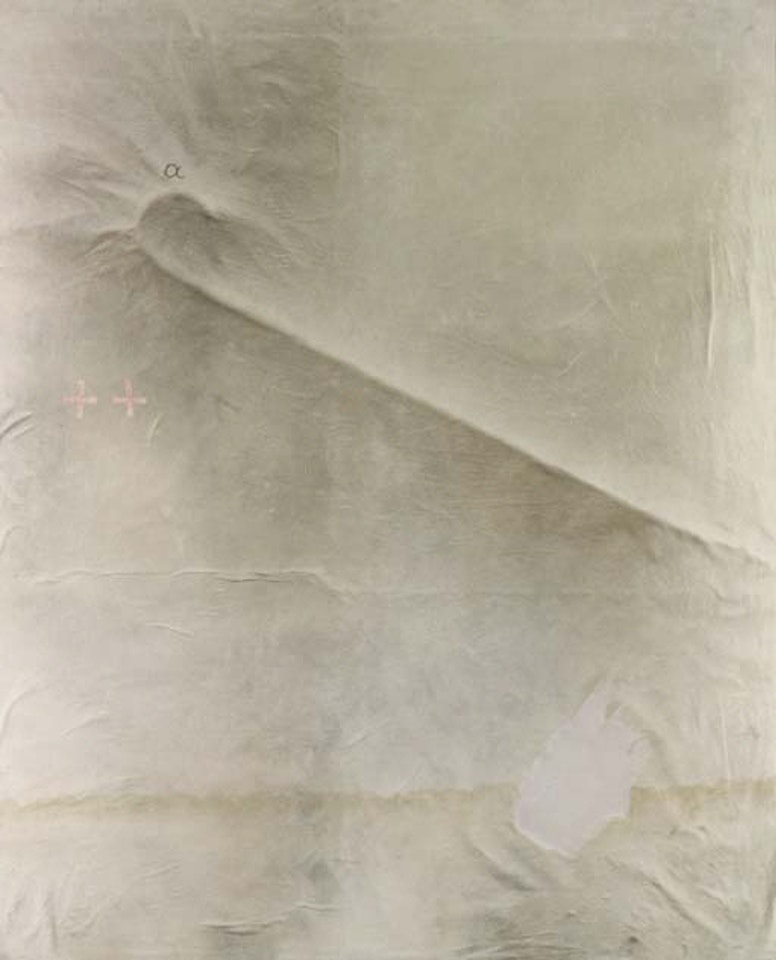 Efecto de baston en relieve by Antoni Tapies