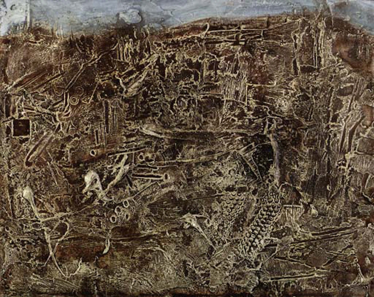 Paysage aux oiseaux by Jean Dubuffet
