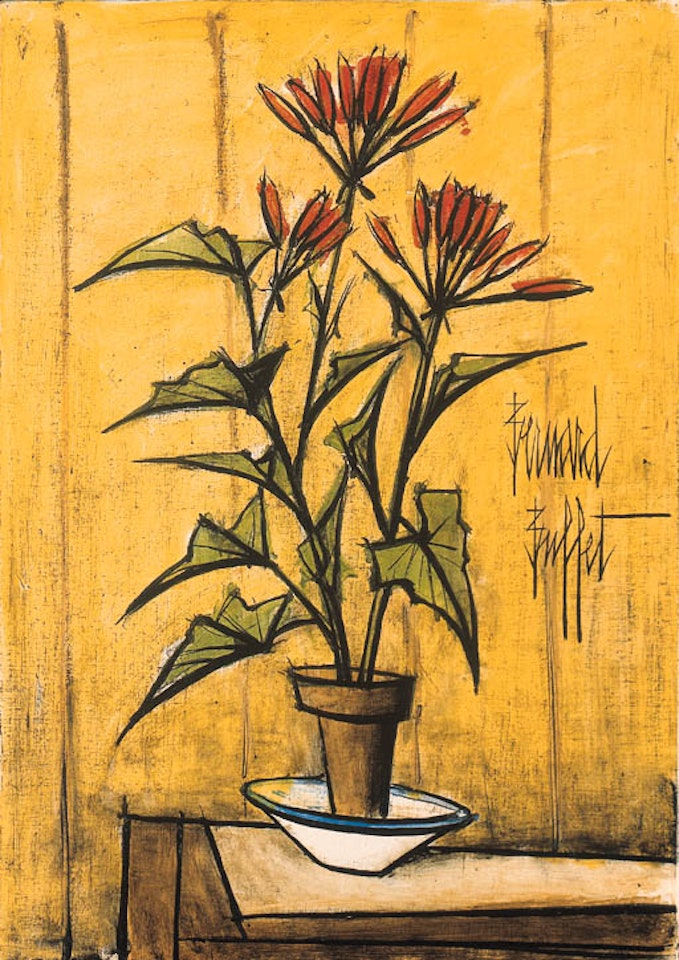 Geraniums by Bernard Buffet