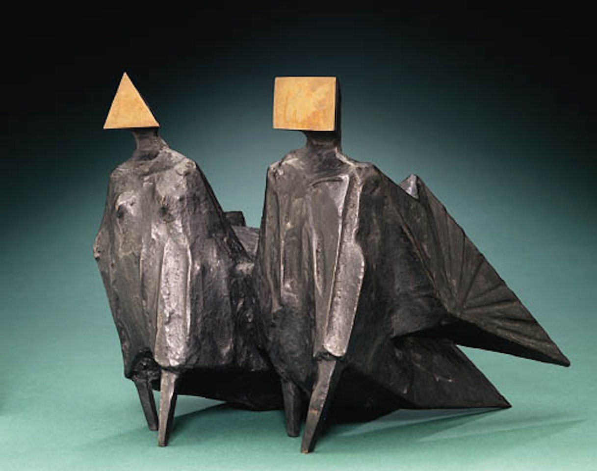 Cloaked couple VII by Lynn Chadwick