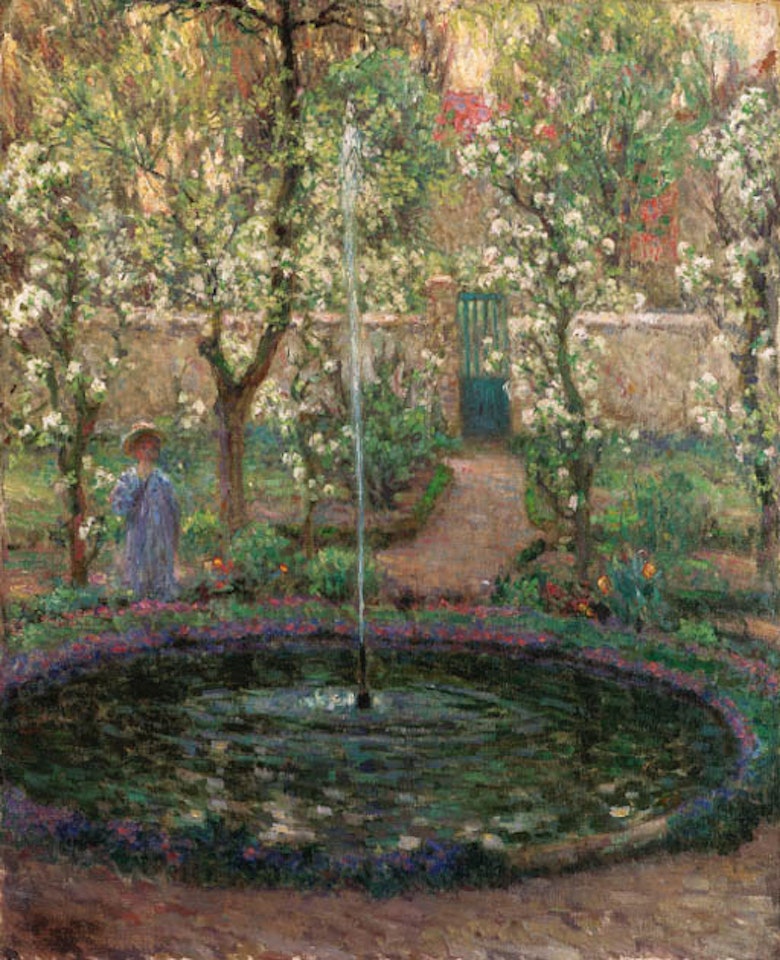 Le jet d'eau by Henri Le Sidaner