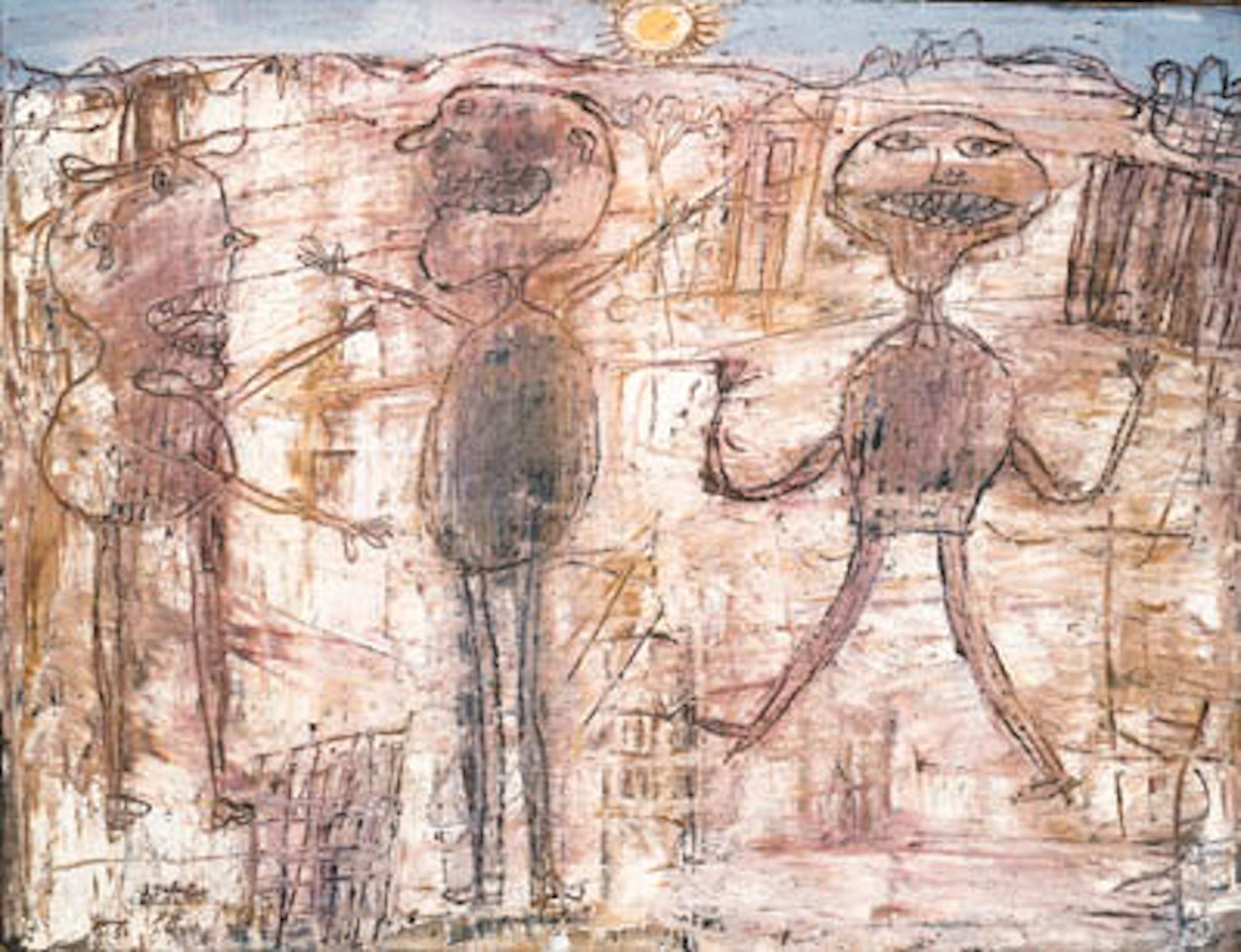 Les rencontres by Jean Dubuffet