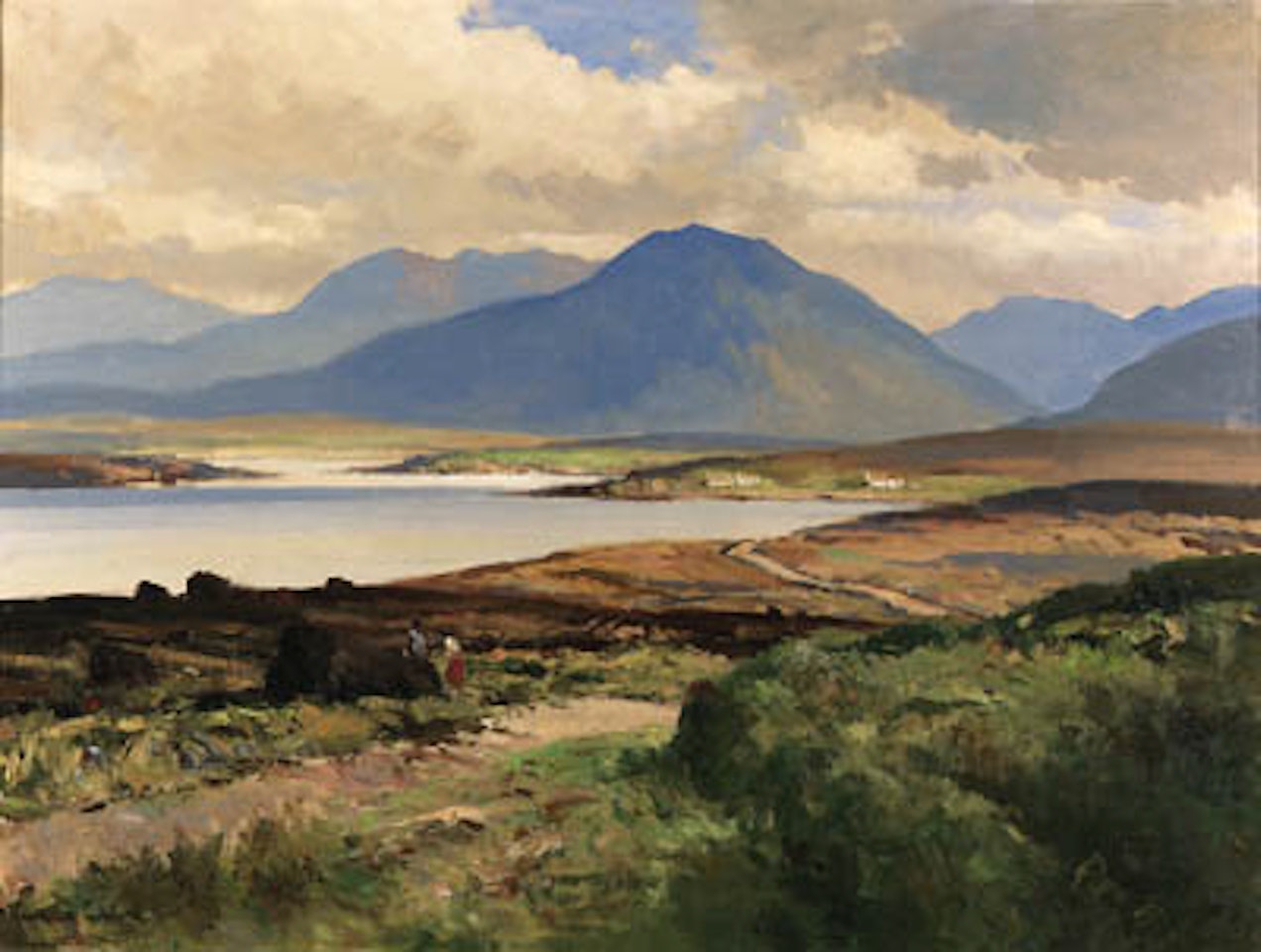 Above Letterfrack, Co. Galway by Maurice Canning Wilks