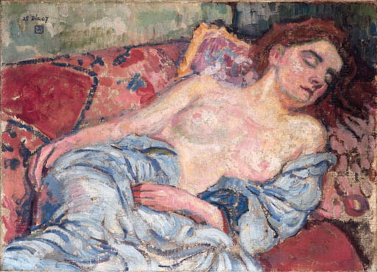 Nu au divan by Theo van Rysselberghe