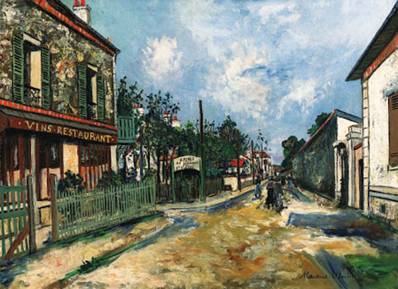 Restaurant a Limeil Brevannes by Maurice Utrillo
