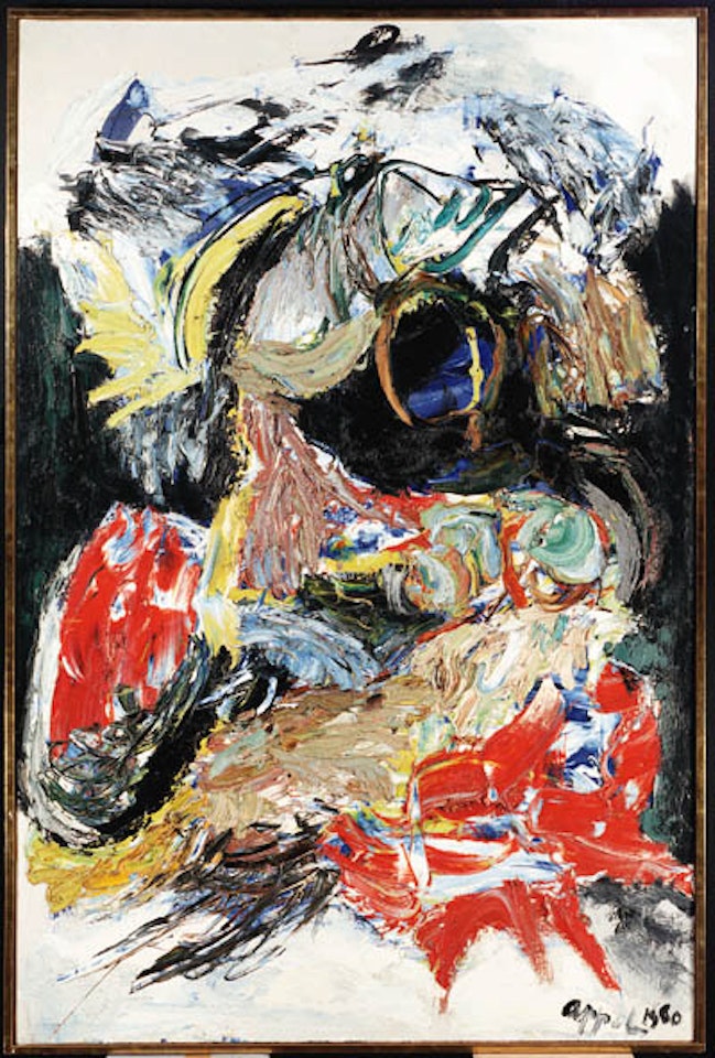 Head in mountains by Karel Appel