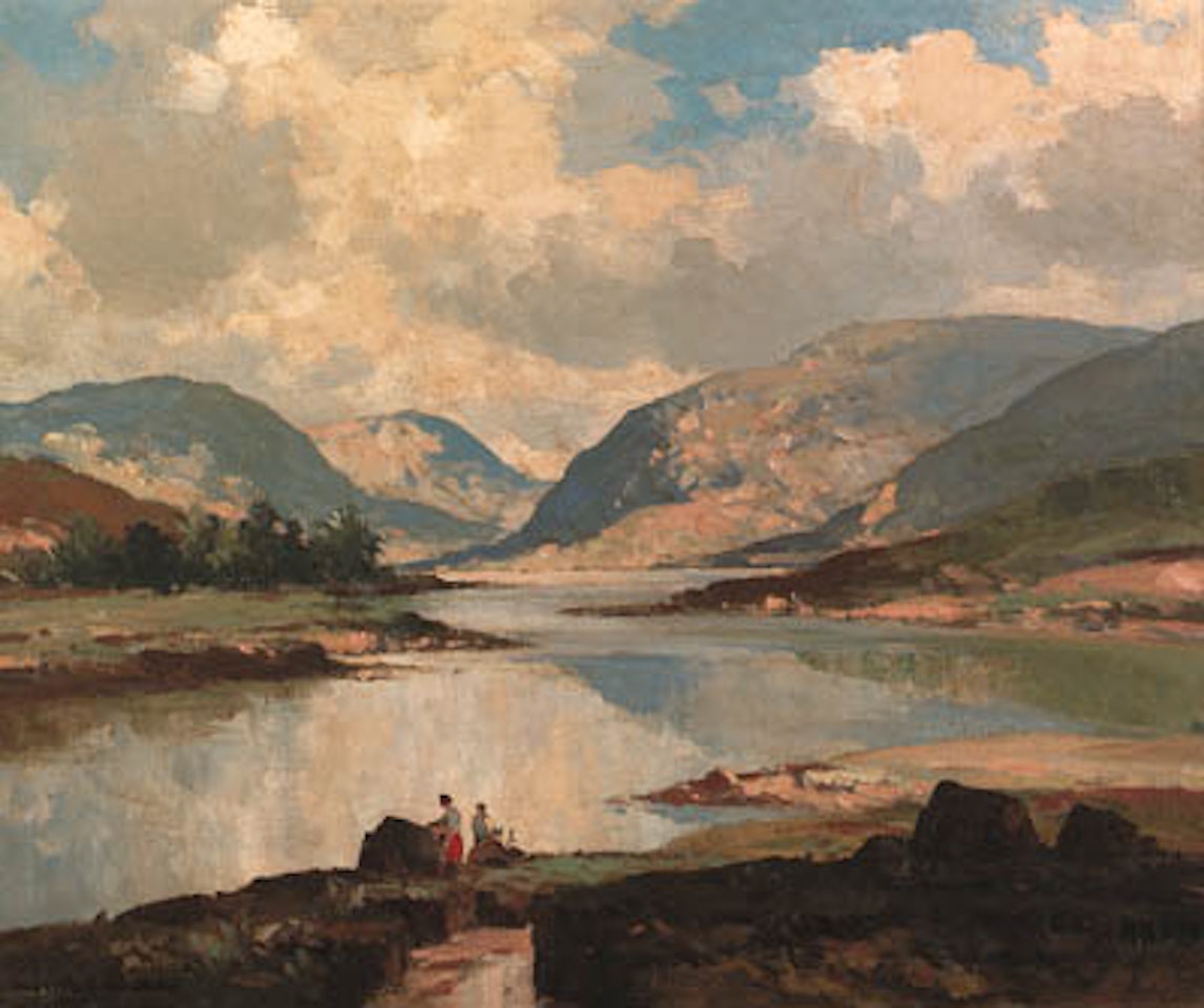 Reflections, Glenveagh, Co Donegal by Maurice Canning Wilks
