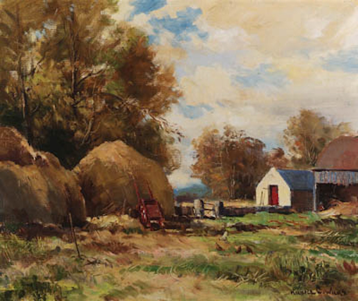 Antrim stackyard by Maurice Canning Wilks