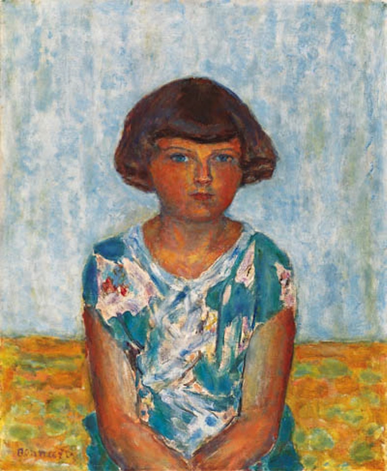 Portrait d'une jeune fille by Pierre Bonnard