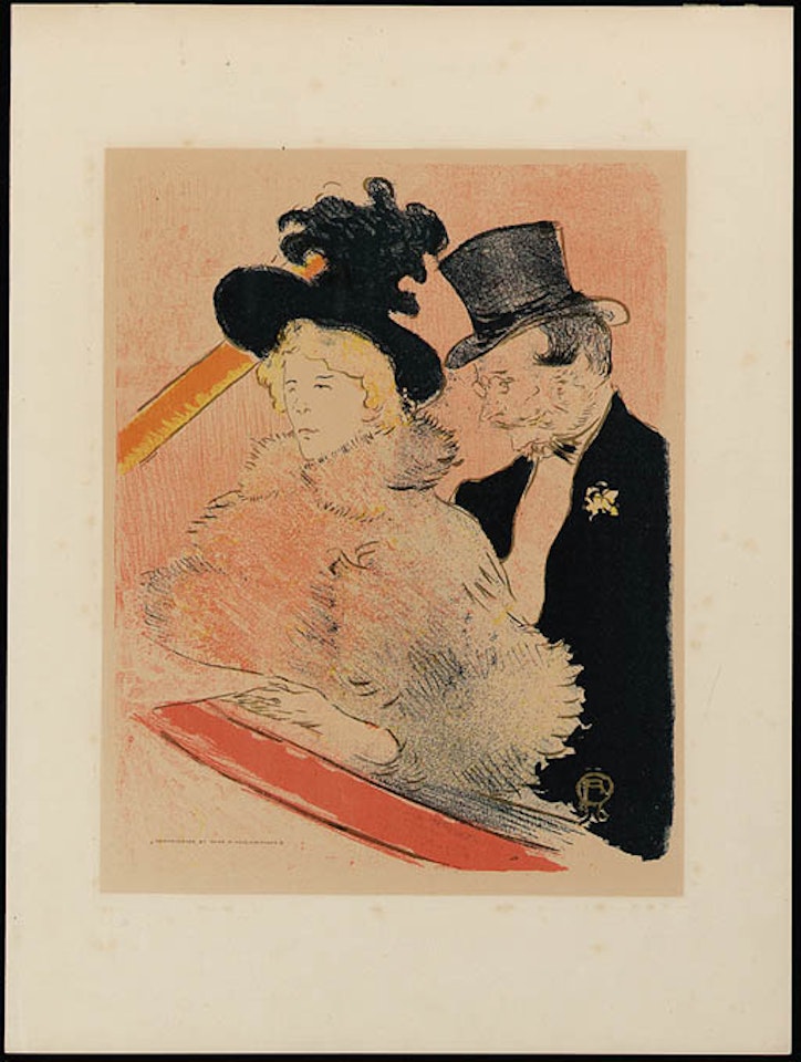 Au concert by Henri de Toulouse-Lautrec
