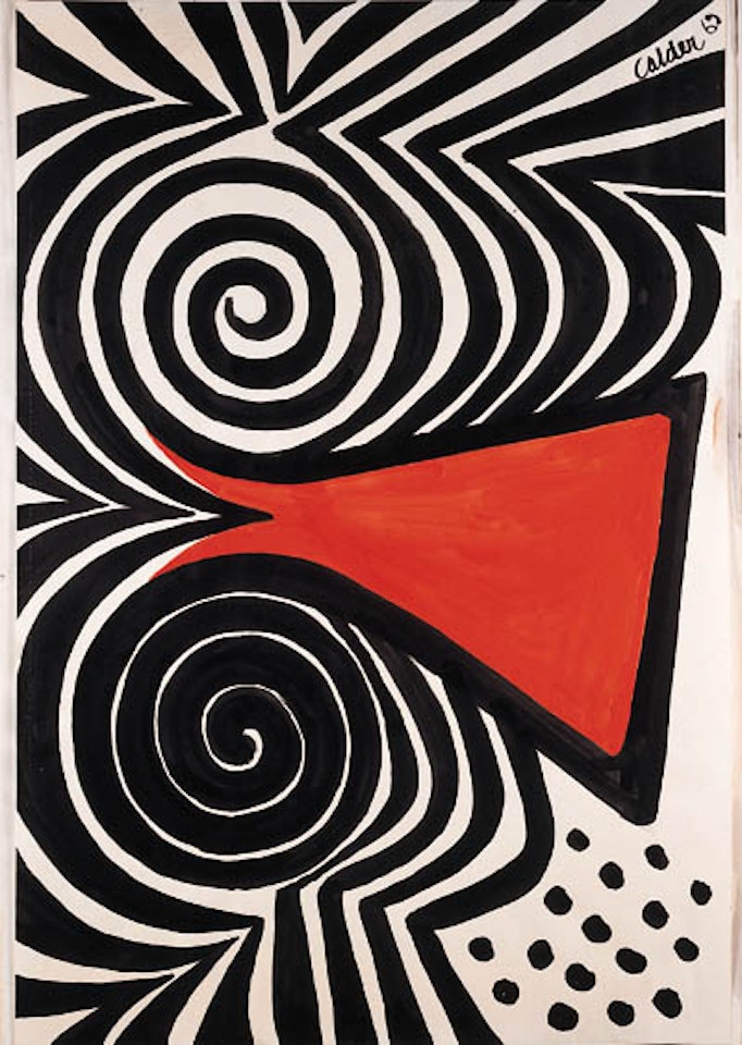 Red nose by Alexander Calder