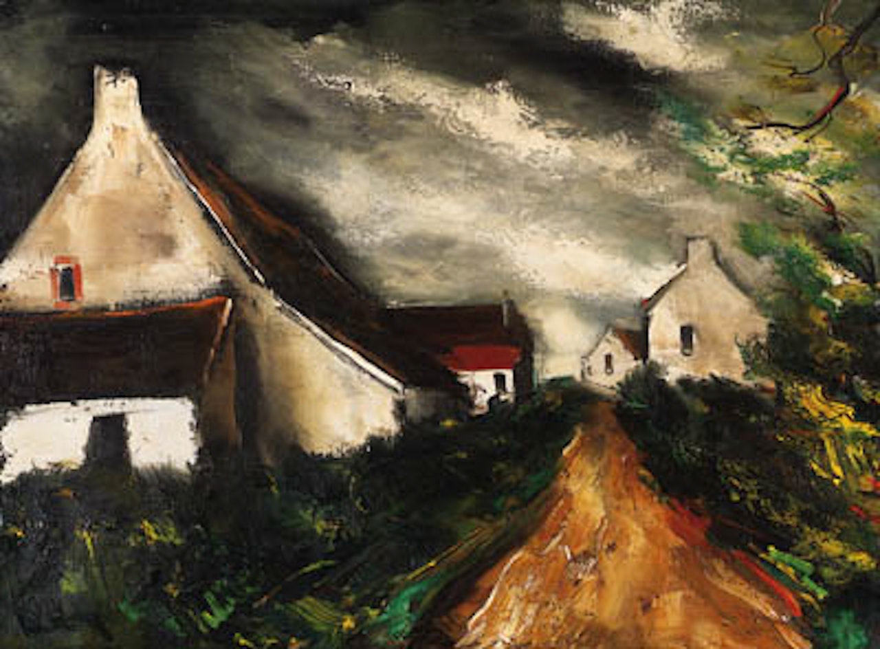 Route de village by Maurice de Vlaminck