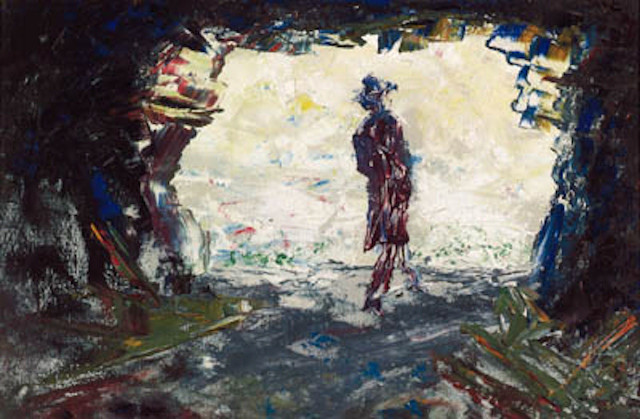 Driftwood in cave by Jack Butler Yeats