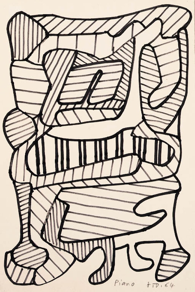 Piano II by Jean Dubuffet