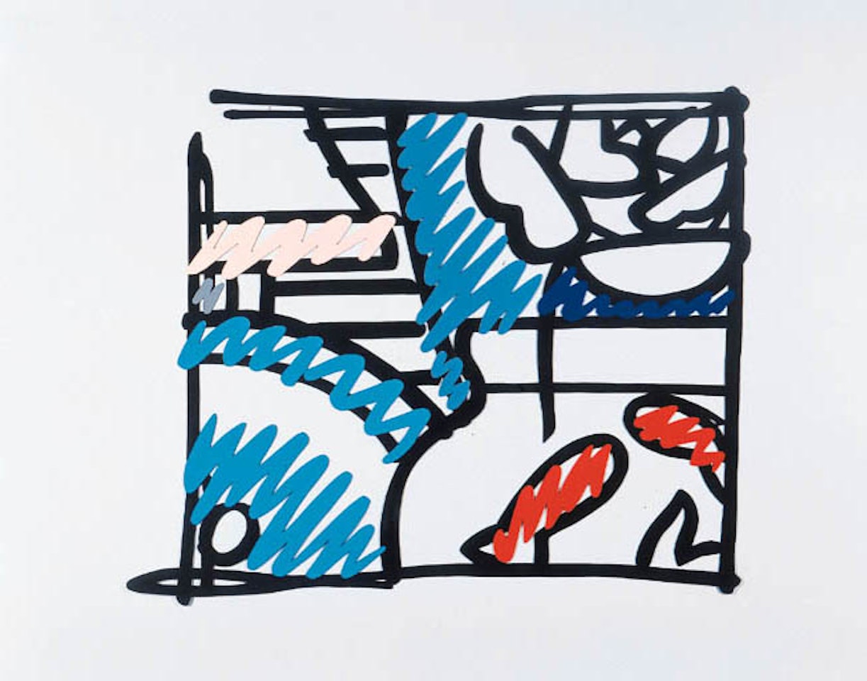 Still life with goldfish and rose by Tom Wesselmann