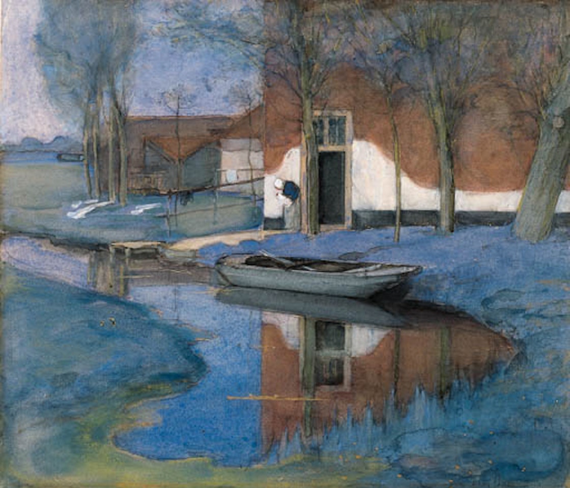 Farm building by Piet Mondrian