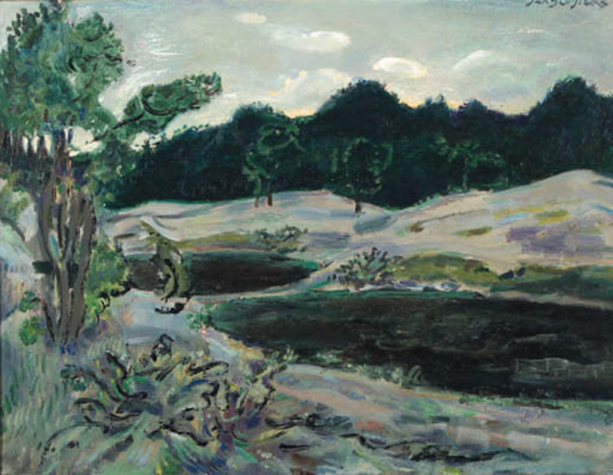 Landscape near Tienhoven by Jan Sluyters