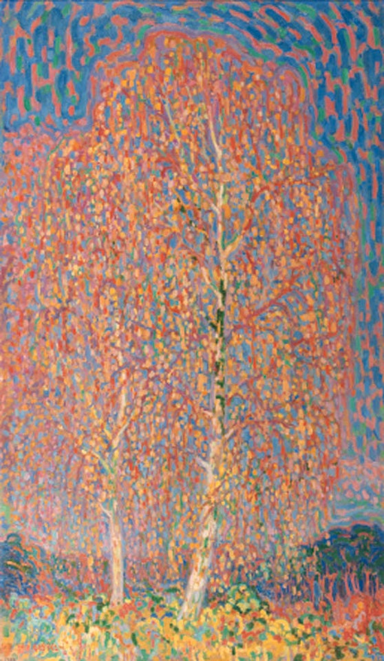 Autumn day, Nijmegen by Leo Gestel