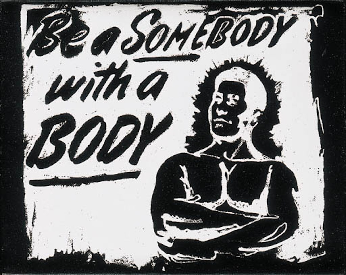 Be somebody with a body by Andy Warhol