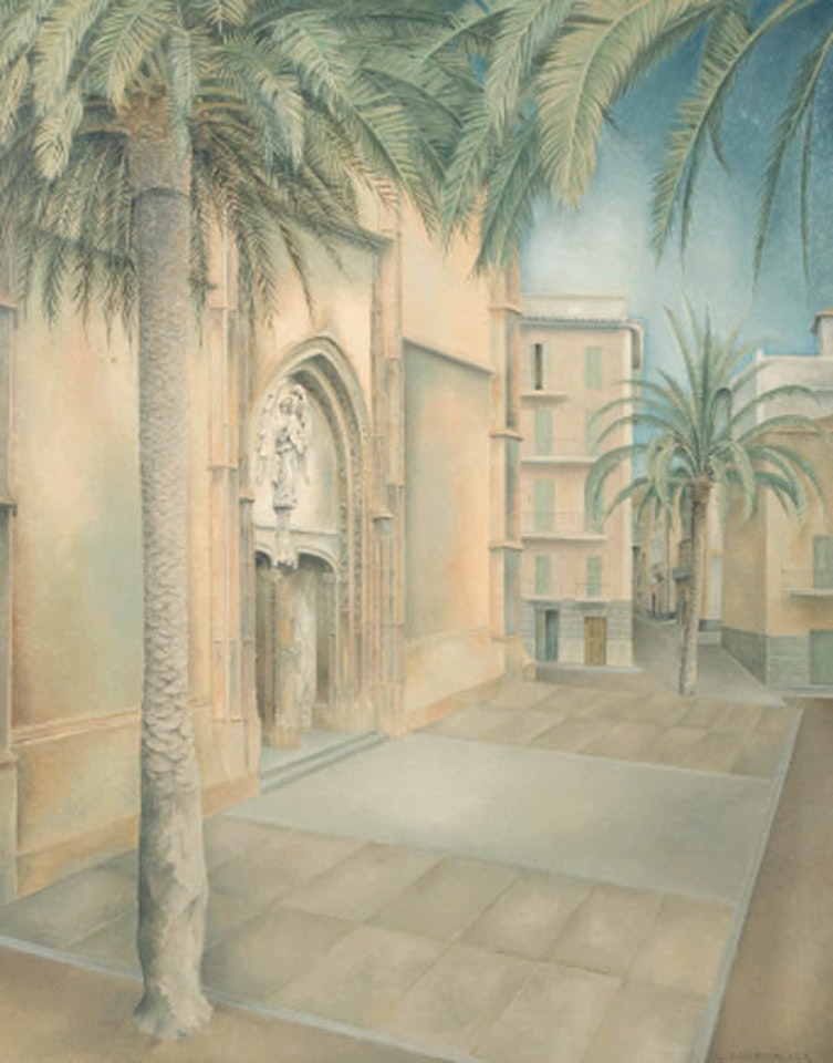 Quiet street, Palma de Mallorca by Wim Schuhmacher