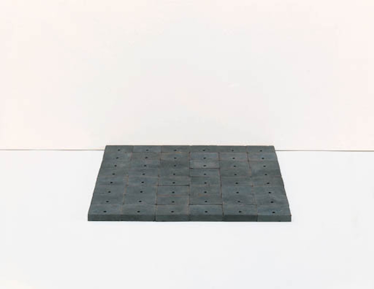 Pierced field by Carl Andre