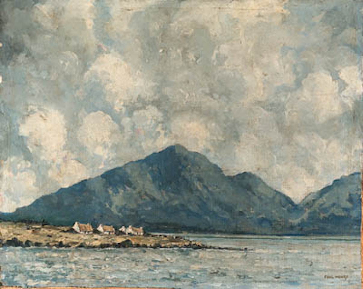 Coastal cottages by Paul Henry