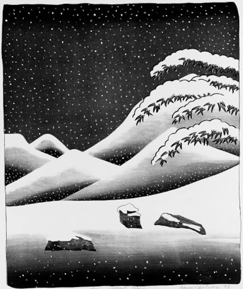 Snow without colour by David Hockney