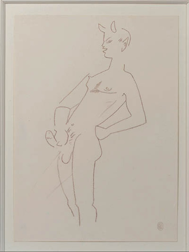 Un faun by Jean Cocteau