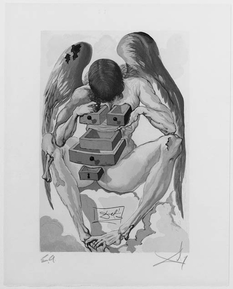 Dante, La Divine Comedie by Salvador Dali