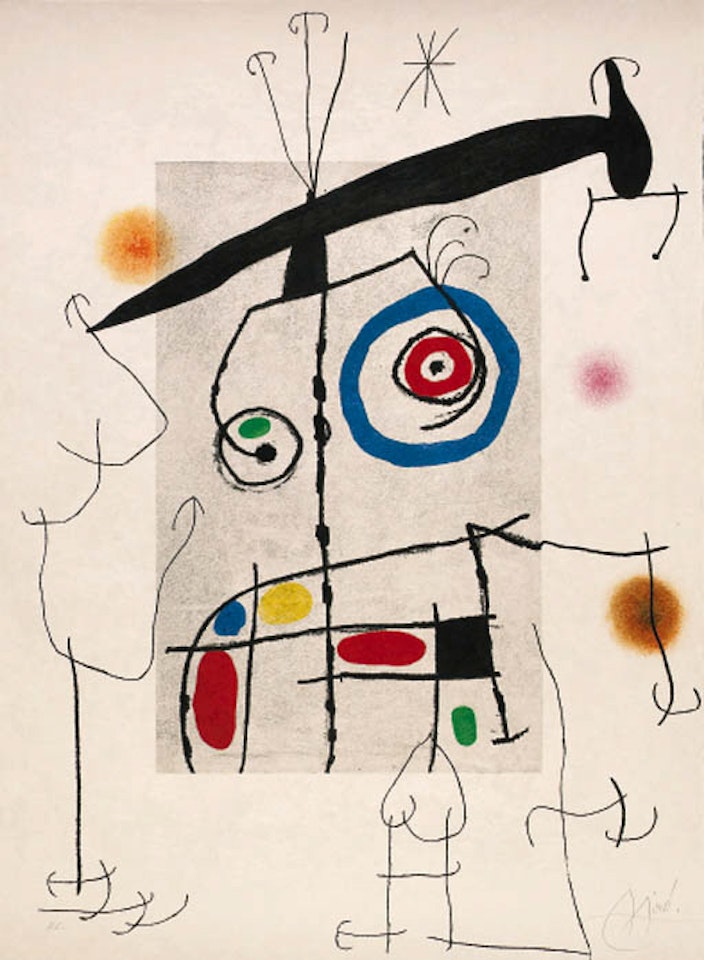 Homme au balancier by Joan Miró