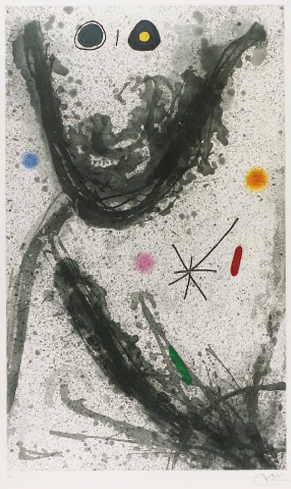 Le puisatier by Joan Miró
