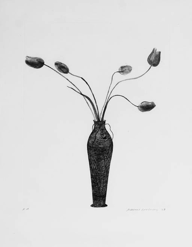 Tulips by David Hockney