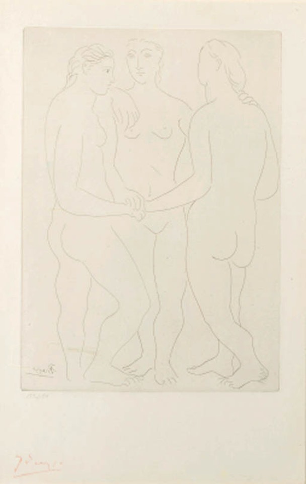 Les trois amies by Pablo Picasso