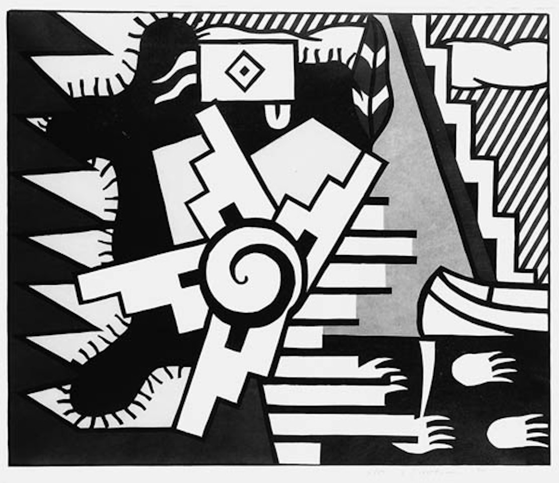 American Indian Theme II by Roy Lichtenstein