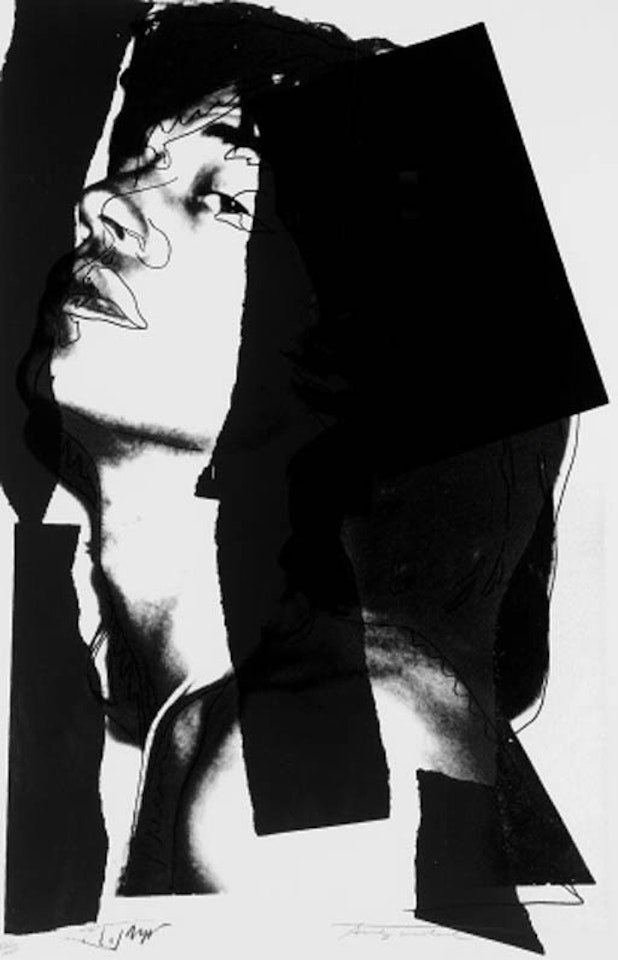 Mike Jagger by Andy Warhol