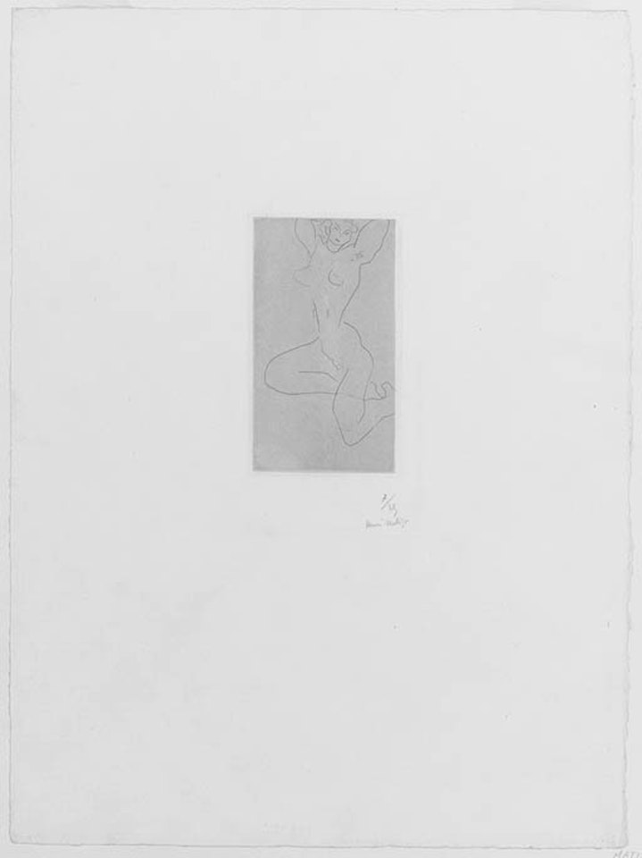 Nu assis sur la jambe droite by Henri Matisse