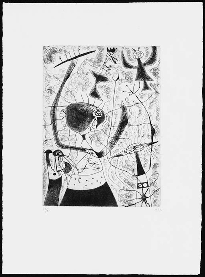 Les trois soeurs by Joan Miró