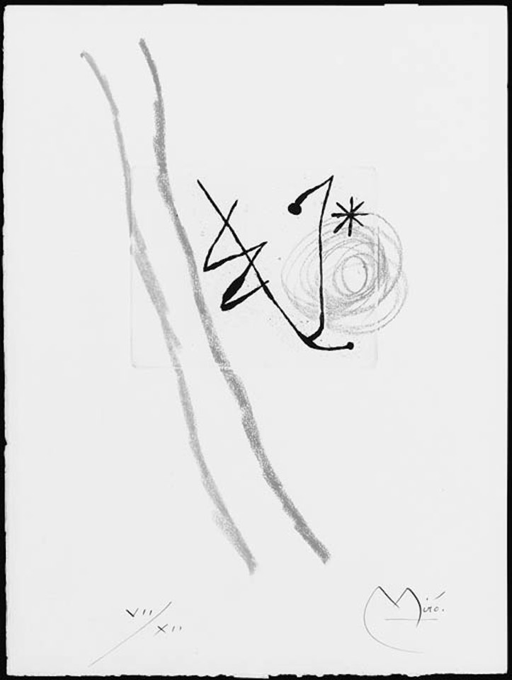 Untitled, from La Bague d'Aurore by Joan Miró