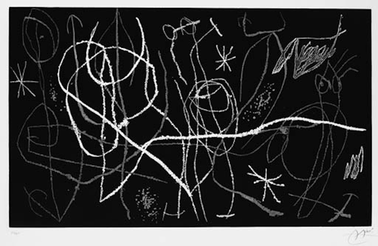 L'invitee du dimanche by Joan Miró