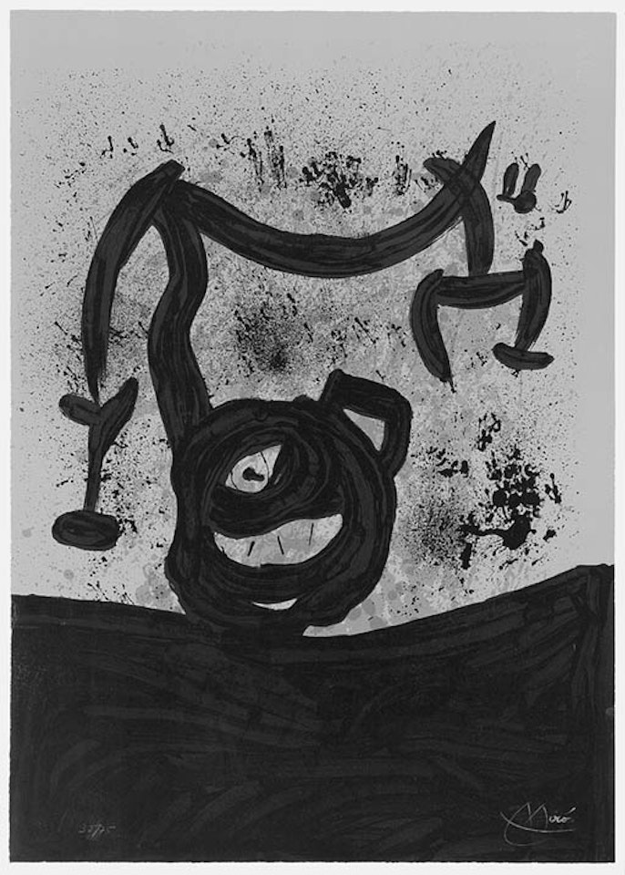 Balance on the horizon by Joan Miró