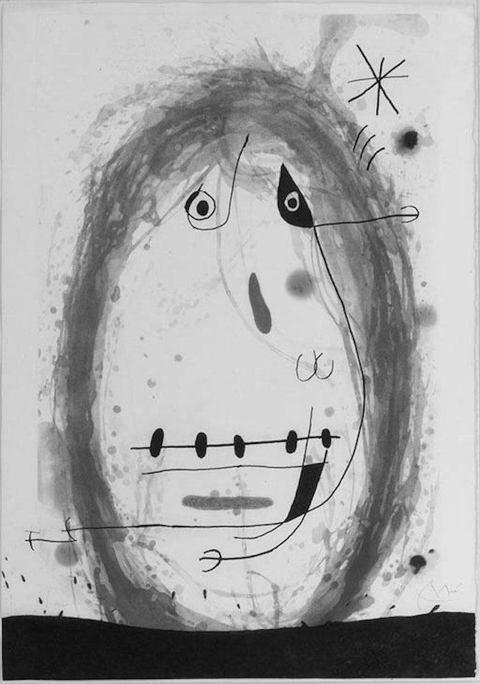 L'exile vert by Joan Miró
