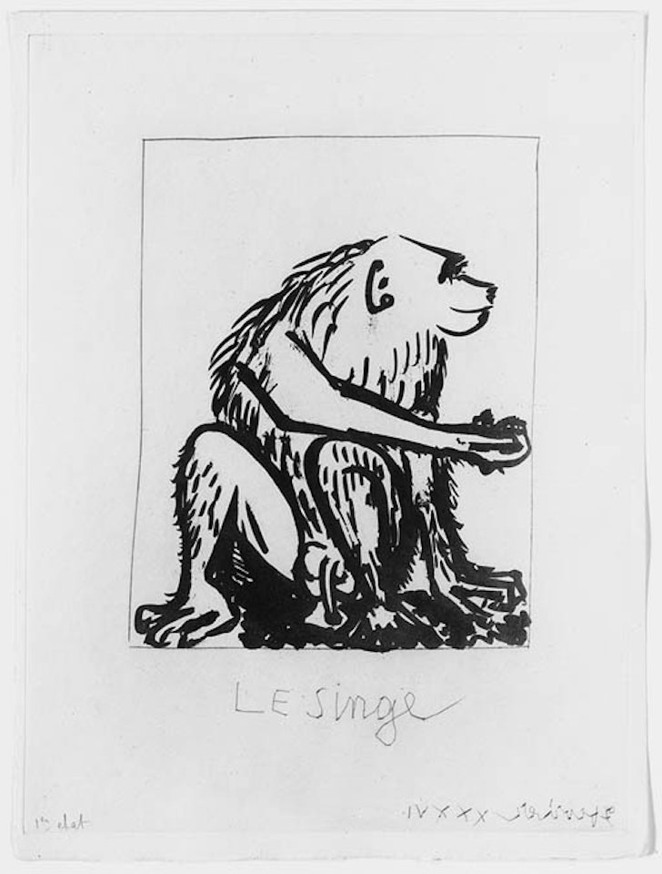 Le singe by Pablo Picasso