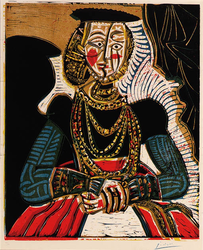 Buste de femme d'apres Cranach le Jeune by Pablo Picasso